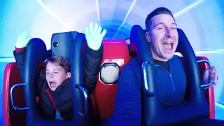 James 1st Time on Incredicoaster