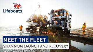 How do you launch an 18-tonne, £2+ million lifeboat half a mile up a beach?