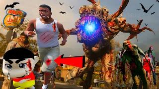 GTA 5: Franklin And Shinchan Surviving In Zombie Virus And Zombie Outbreak In G...