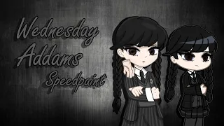 Wednesday Addams Speedpaint // Gacha Club // iCherry