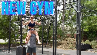 WE BUILT AN ENTIRE OUTDOOR GYM!