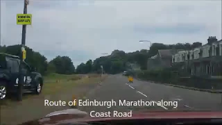 Coast Road  Route Of Edinburgh Marathon