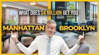 What $4.5 Million gets you in Manhattan vs. Brooklyn