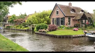 Giethoorn Village in NETHERLANDS  - No Roads, No Cars, Just Boats - KT Food Adventure