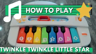 How To Play "Twinkle Twinkle Little Star" on a Toy Piano - Quick & Easy