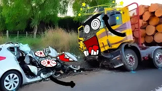 Car Crashes Consecutively by Naughty Doodles in Real Life   Lucky Doodles1080P HD