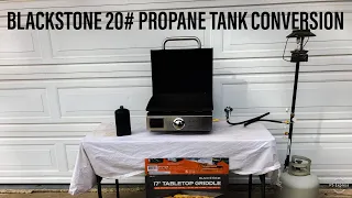 How To Use A 20 Pound Propane Tank On 17' Blackstone Griddle