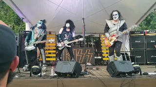 War Machine KISS at Lake Orion RibFest July 3rd 2022 #kiss #all80sallthetime #80s #rock #70s