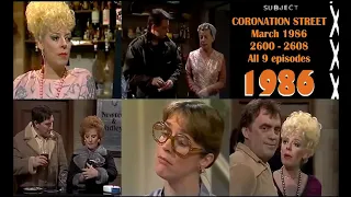 Coronation Street - March 1986