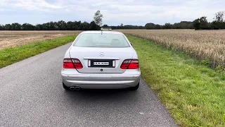 Mercedes clk 430 v8 muffler/resonator delete. Sound and acceleration