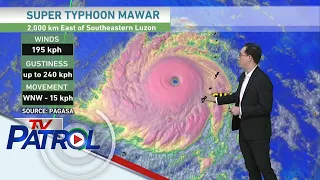 'Mawar' inaasahang mapapanatili ang super typhoon intensity | TV Patrol