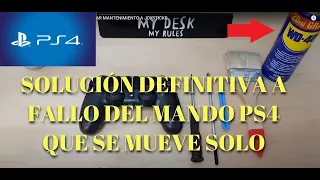 MANDO PS4 SE MUEVE SOLO DRIFT // COMO ABRIR Y DAR MANTENIMIENTO A JOYSTICKS