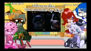 ☆~Past sister location reacts to "You Cant Hide" by CK9C~☆ [might have gotten the credits wrong]