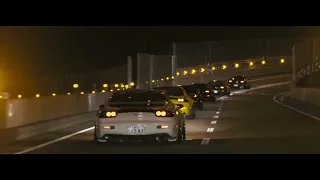 RX7 FD3S MIDNIGHT Run. JAPAN NIGHT JACK.