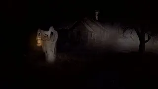 Halloween VJ Loop - Scary Cemetery Ghost Devil Spooky Background Animation