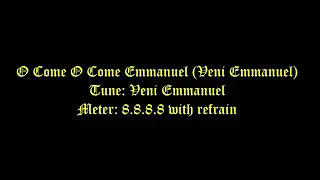 O Come O Come Emmanuel Lyrics (Veni Emmanuel) # Advent Hymns