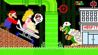 Mario take Peach PREGNANT to the Hospital in Maze Mayhem | Game Animation