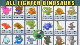 Crazy dino park All Fighter Dinosaurs pictures and online fighting