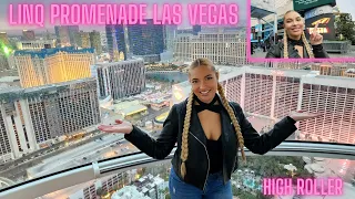 Pt 1 Let's DRINK! ~ Exploring LINQ Promenade ~ High Roller Happy Hour