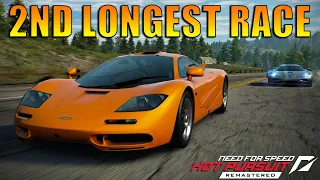 NFS Hot Pursuit Remastered - The 2nd Longest Race In The Game w/ McLAREN F1 (Redline Racing)