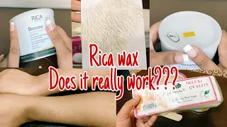 Rica wax || How to wax at home professionally || How to use Rica wax at home