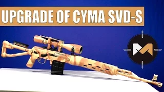 Тюнинг винтовки СВД-С от CYMA. Upgrade of CYMA SVD/SVD-S