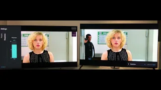 Philips PML9506 vs Sony X95J - Upscaling and Sharpness - Lucy - SDR - Netflix
