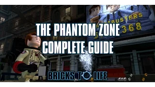 Lego Dimensions Level 9 - Phantom Zone - 100% Playthrough - Minikits & Rescue