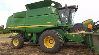 Комбайн John Deere 9770 STS. Уборка рапса 2019