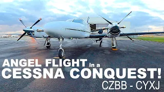 Flying IFR with my YOUNGEST PASSENGER YET! | Pilot Vlog #3 | Angel Flight in Cessna Turboprop