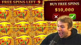 $100,000+ WIN ON A MYSTERIOUS EGYPT BONUS BUY!