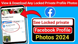 How to See Pro file Photos of Locked Facebook profile 2024? View Locked profile Picture...