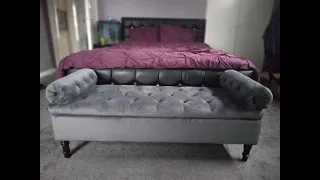 Ottoman Storage Sofa  |  Assembly  |  DIY  |  Storage Bench.