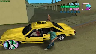 Gta vice city | The taxi driver is my client