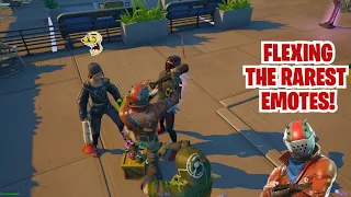 Rust Lord Flexing The RAREST Emotes... (INSANE REACTIONS!)