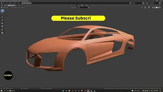 I made the Audi R8 V10 Plus in blender 😍 | car modeling in blender 2.9 timelapse/ Tutorial