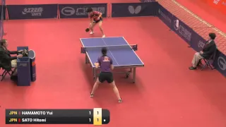 2015 BELARUS OPEN U21 WS SF HAMAMOTO Yui JPN vs SATO Hitomi JPN