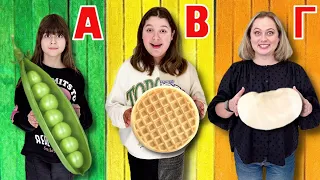 Τρώμε ΜΟΝΟ σε ΑΛΦΑΒΗΤΙΚΗ ΣΕΙΡΑ CHALLENGE !!I / Only Ate Food In Alphabetical Order | ARIADNI STAR