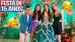 EMOCIONANTE! Fui na FESTA de ANIVERSÁRIO de 15 ANOS mais BONITA da MINHA VIDA aqui nos EUA