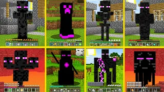 Minecraft Mobs Became Enderman ! Zombie Creeper Skeleton Enderman Ghast Wither Golem HOW TO PLAY