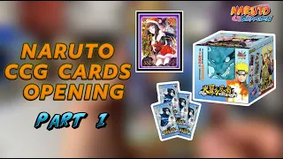 Коллекционные карточки Наруто РАСПАКОВКА с девушкой 1 Часть.🍥 Naruto collection cards