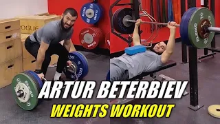 Artur Beterbiev Weights Workout