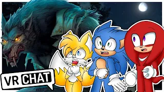 Team Movie Sonic Meets The Werewolf In VRCHAT!!