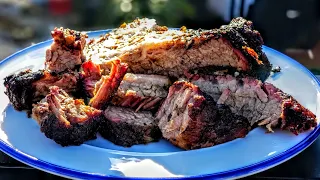 Slow Smoked Texas  Brisket for Beginners | Masterbuilt Gravity Smoker 800