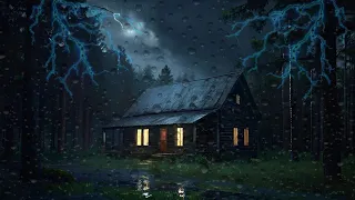 An Incessant Downpour ⛈️ Rain Sound Puts You to Sleep Right Away,Beat insomnia, Relax, Focus Study 🌙