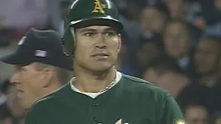 2001 ALDS Gm1: Damon collects four hits, goes 4-for-4