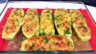 Фаршированные Кабачки ЛОДОЧКИ Безумно Вкусные Фаршированные Кабачки Как Приготовить Кабачки Цукини