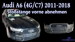 Audi A6 (C7) Stoßstange vorne abbauen - Tutorial
