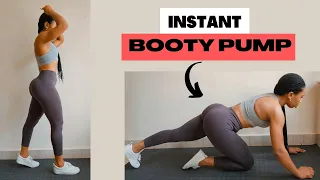 GET INSTANT BOOTY PUMP in Just 13MIN | On the Floor Only | No Squat no Jump no Equipment