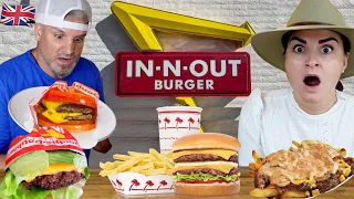 Brits Try [IN-N-OUT BURGER] for the first time!